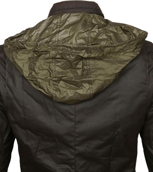 Barbour Manteau Ciré Corbridge Olive Product / Detail