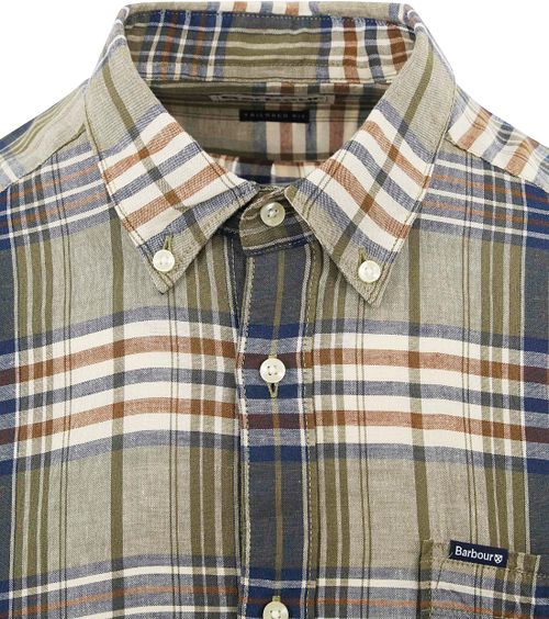 Barbour Laneskin Overhemd Ruit Groen Product / Detail