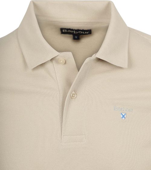 Barbour Polo Piqué Beżowe Product / Detail
