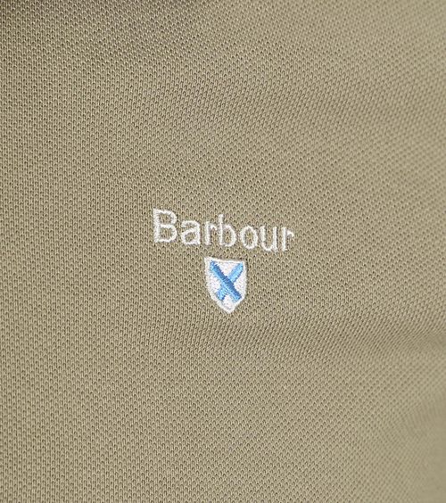 Barbour Polo piqué w kolorze Dusty Groen Product / Detail
