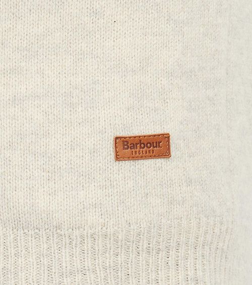 Barbour sweter z golfem z wełny merino, jasnobeżowy Product / Detail