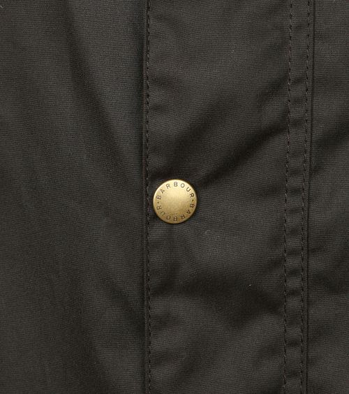 Barbour Veste Ashby Ciré Olive Product / Detail