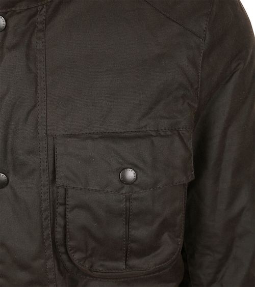 Barbour Waxjas Corbridge Olive Product / Detail