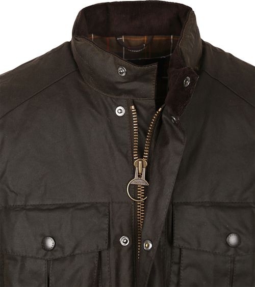 Barbour Waxjas Corbridge Olive Product / Detail