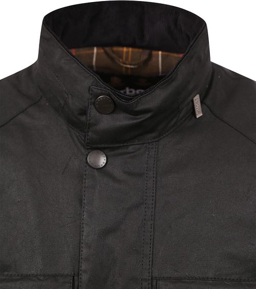Barbour woskowana kurtka Corbridge czarna Product / Detail