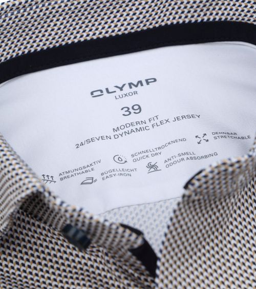 Olymp Chemise Luxor Motif Beige Product / Detail
