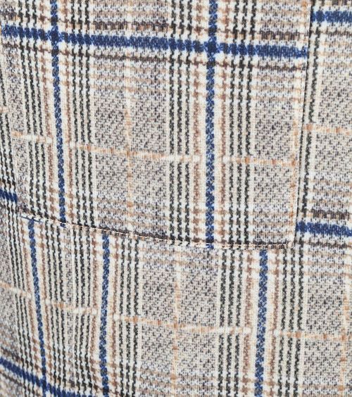 Blue Industry Surchemise Carreaux Beige Coupe Regular Product / Detail
