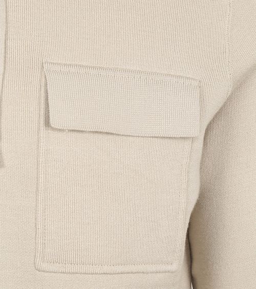 Hoodie Beige Blue Industry Product / Detail
