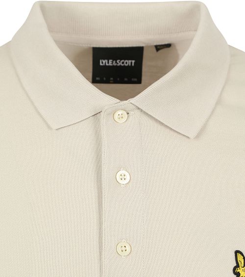 Lyle and Scott Polo Enfärgad Ecru Product / Detail