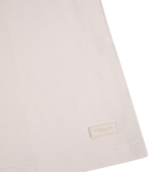 Cavallaro Beciano T-Shirt Logo Ecru Product / Detail