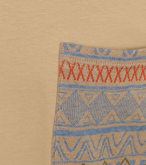 Anerkjendt Kikki T-skjorte Jacquard Beige Product / Detail