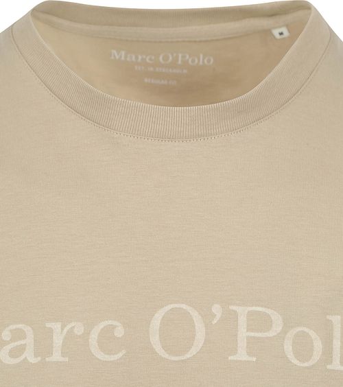 Marc O'Polo T-skjorte Logo Beige Product / Detail