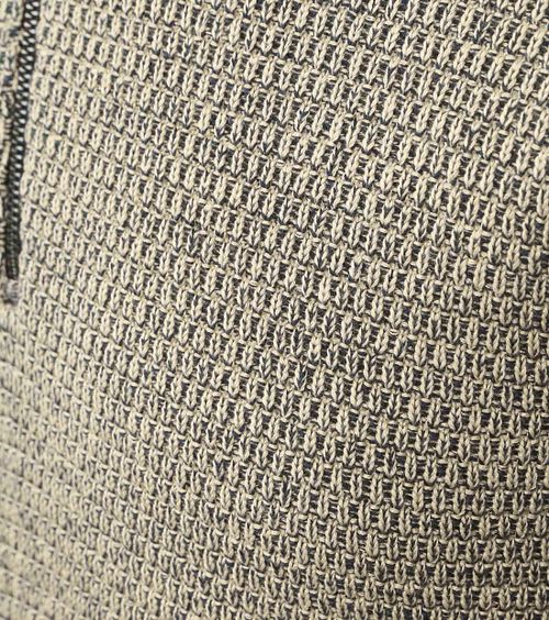 No Excess Halvzip Tröja Strukturmelerat Stone Product / Detail