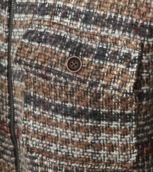 Anerkjendt Overshirt Zip Akhanky Brun Product / Detail