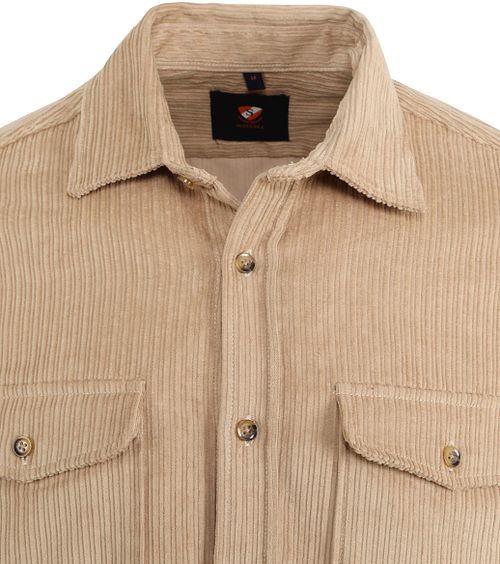 Suitable overshirt ze sztruksu w kolorze khaki Product / Detail