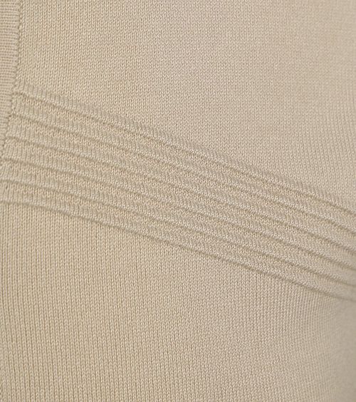 Dzianinowy top No Excess w kolorze beżowym Product / Detail