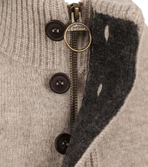 Sweter Barbour Mocker z wełny merynosów w kolorze greige Product / Detail