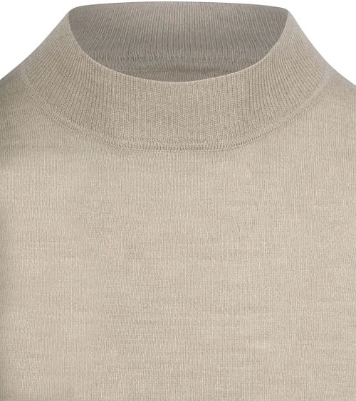 Golf Profuomo z wełny merino w kolorze ecru Product / Detail