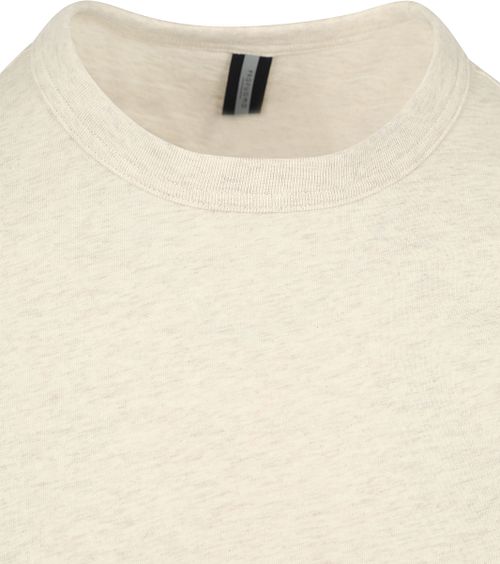 T-Shirt Profuomo ecru melanż Product / Detail