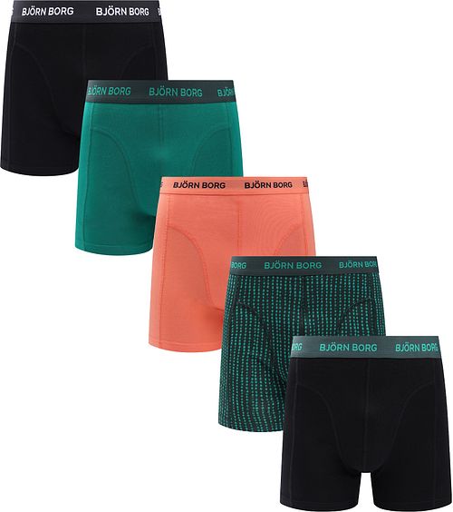 Björn Borg Boxershorts Bomuld Stræk 5-Pakke Multicolour Product