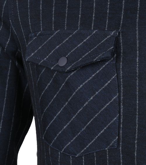 Blue Industry Glidelås Vest 2466 Mørkeblå Product / Detail