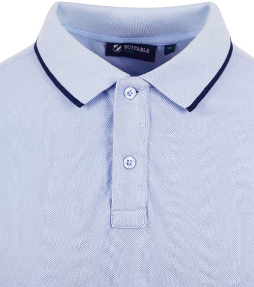 Suitable Respekt polo i ljusblått Product / Detail