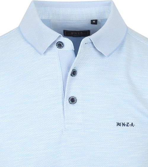NZA Pikétröja Corbin Ljusblå Product / Detail