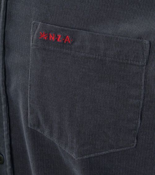 NZA Skjorta Omar Fine Corduroy Navy Product / Detail