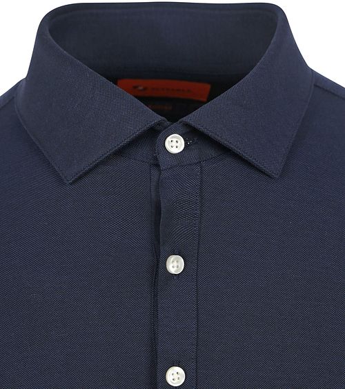 Suitable Skjorta Polotröja Marinblå Product / Detail
