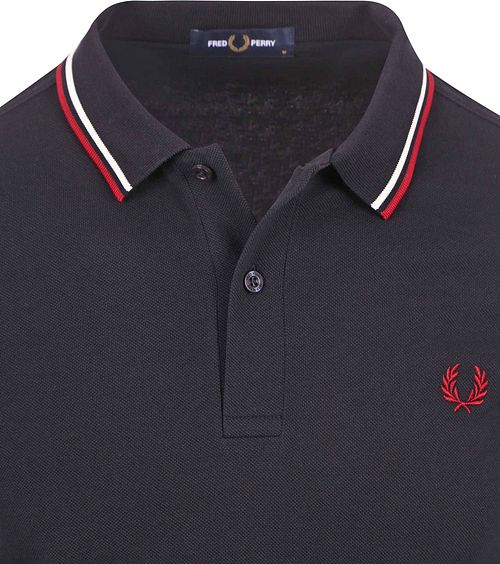 Fred Perry långärmad polotröja Navy T55 Product / Detail