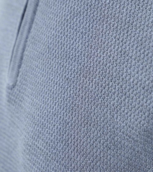Passande Struktur Half Zip-tröja Blå Product / Detail