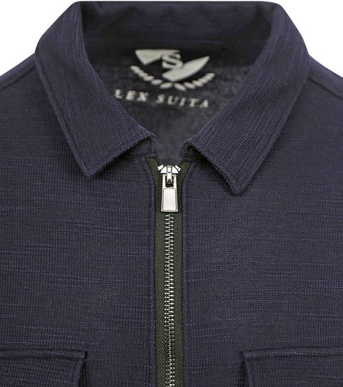 Suitable Boed Overshirt Navy Product / Detail