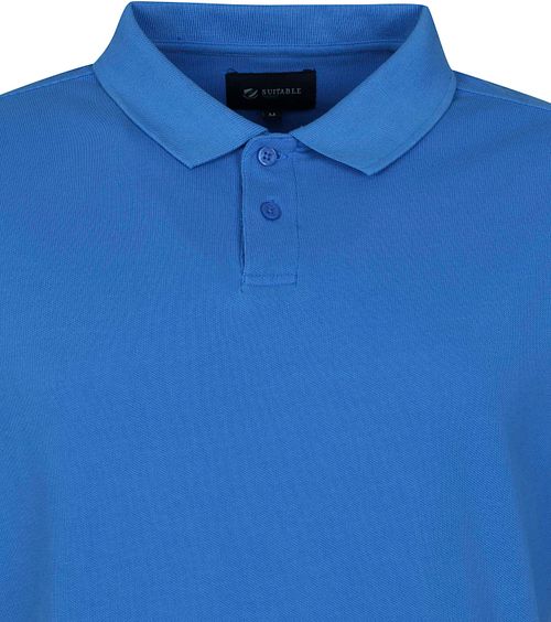 Suitable Respect Polo Pete Blauw Product / Detail