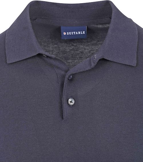 Suitable Strikket Polokjole Navy Product / Detail