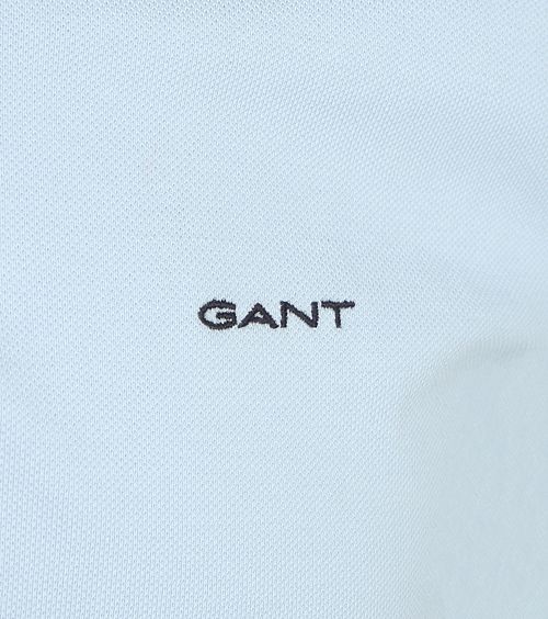 Gant Tipping Piquet Poloshirt Lyseblå Product / Detail