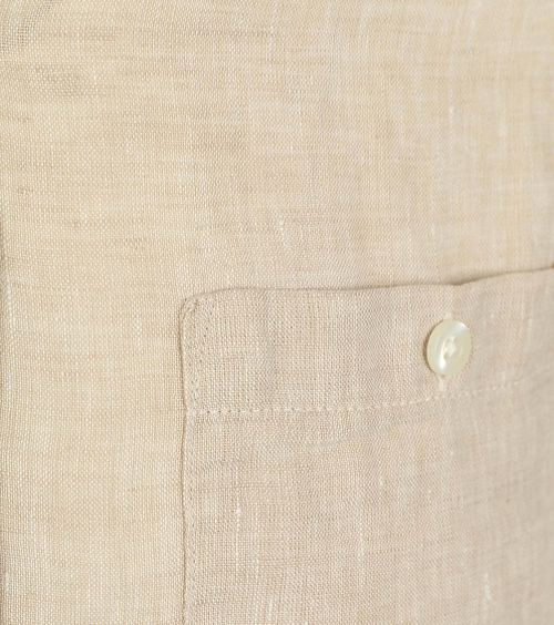 KnowledgeCotton Apparel Chemise Lin Ecru Product / Detail