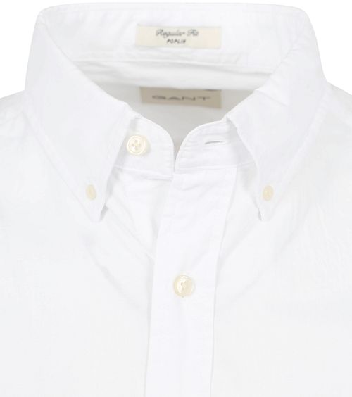 Gant Chemise Casual Poplin Blanc Product / Detail
