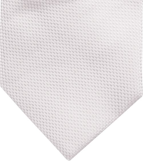 Corbata de seda Suitable en blanco Product / Detail