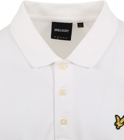 Polo Lyle and Scott Plussize Blanco Product / Detail
