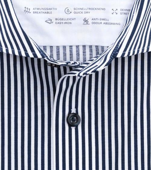 OLYMP Luxor Hemd Streifen Navy Product / Detail