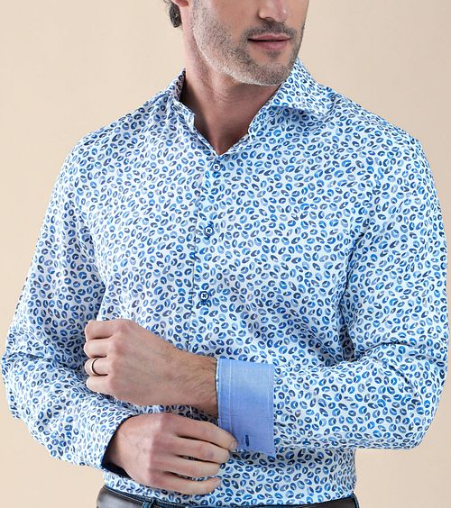 R2 Hemd Lenkrad Blau Model / Voorkant