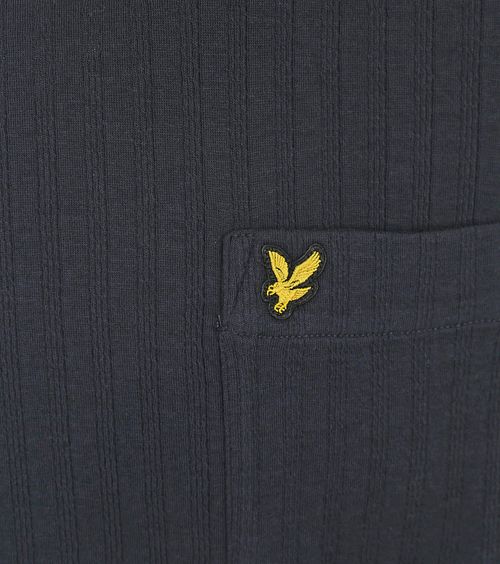Lyle und Scott Knitted T-Shirt Navy Product / Detail
