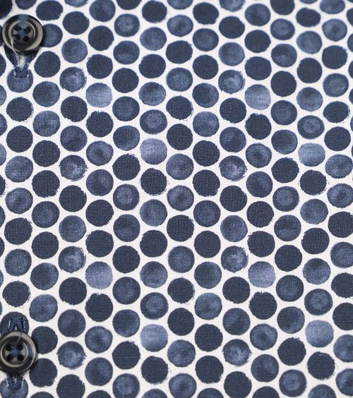Blue Industry Overhemd Stippen Donkerblauw Product / Detail