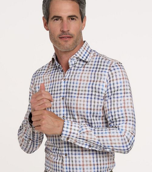 R2 Hemd Ruiten Multicolour Model / Voorkant