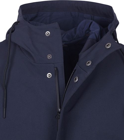 Suitable Jas Hood Tech Navy Product / Detail