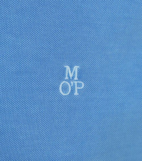 Marc O'Polo Poloshirt Faded Blauw Product / Detail