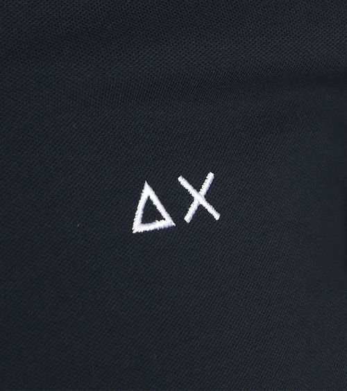 Sun68 Poloshirt Small Stripe Collar Navy Product / Detail