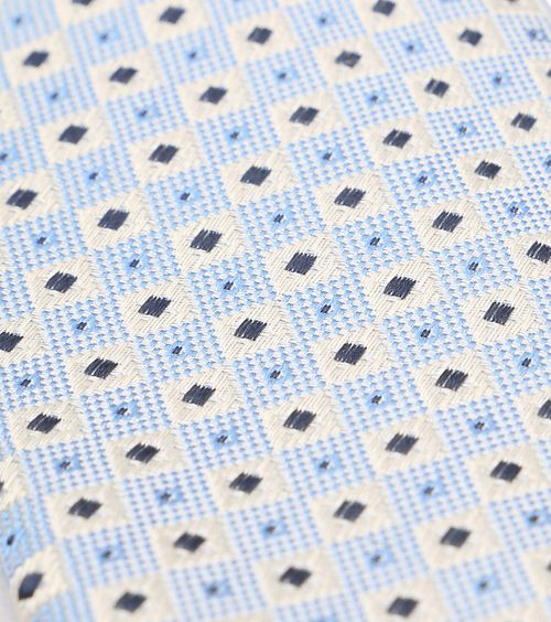 Suitable Stropdas Zijde Blokjes Blauw Product / Detail