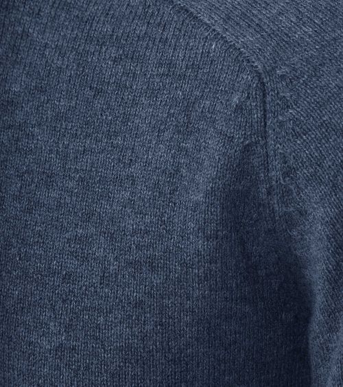Steppin' Out Trui Lamswol Mid Blauw Product / Detail