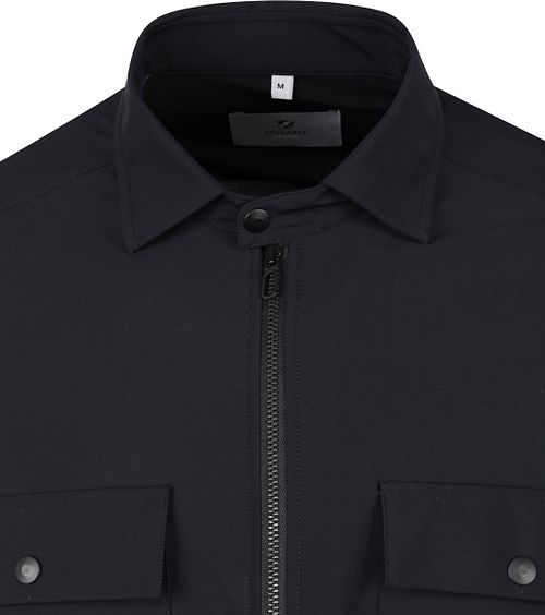 Suitable Jacket Shirt Donkerblauw Product / Detail